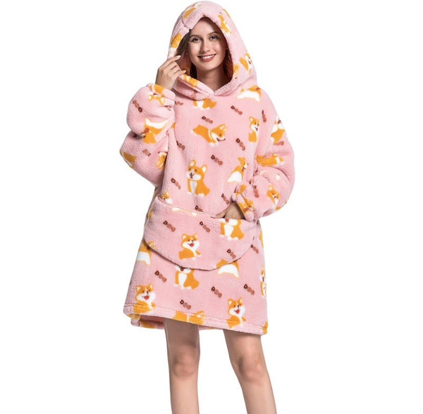 Kuscheldecke zum Anziehen